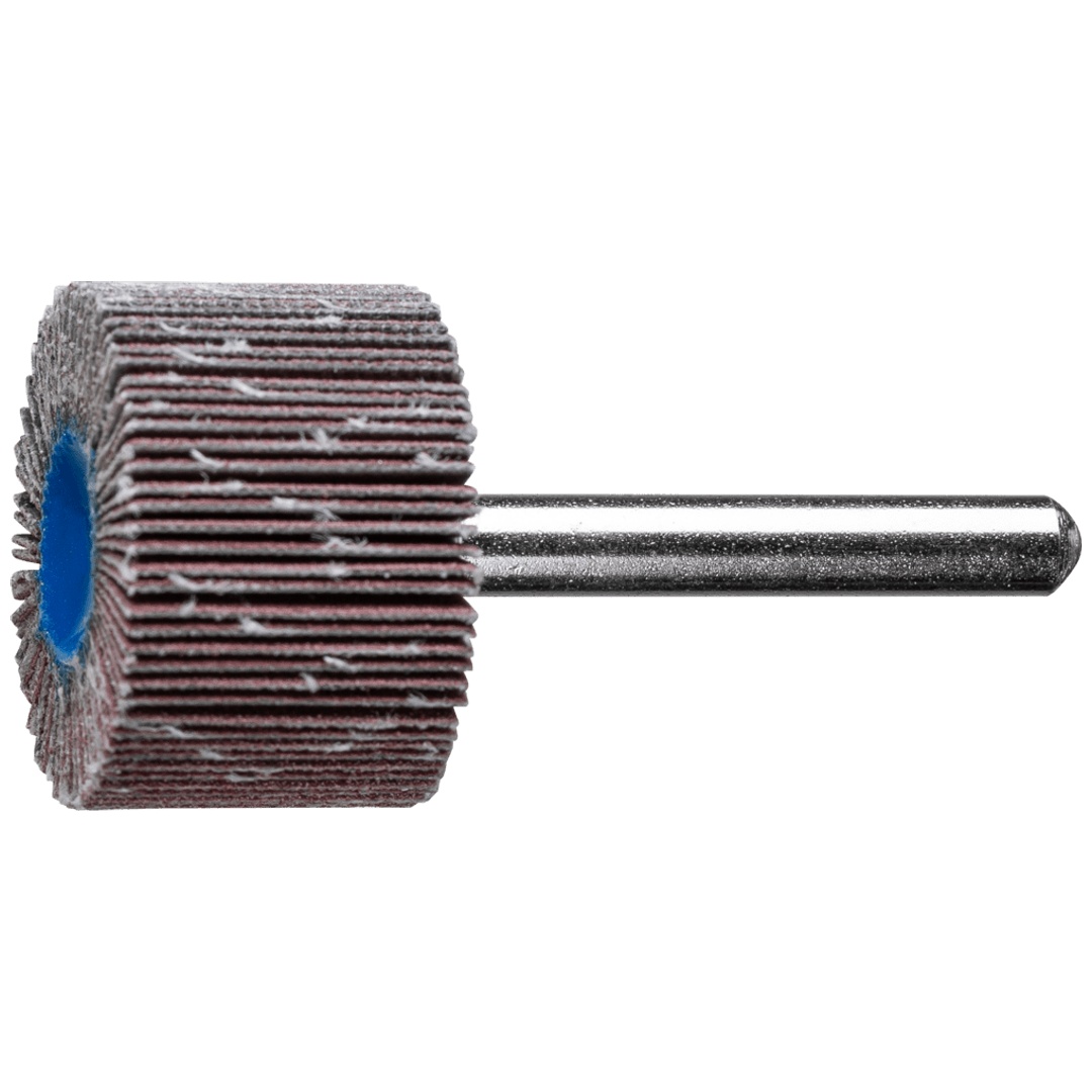 PFERD TOOLS Korund Fächerschleifer F Ø 30x20mm Schaft-Ø 6 mm A240 für Feinschliff und Finish
