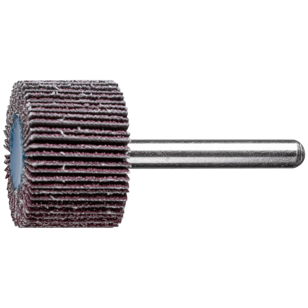 PFERD TOOLS Korund Fächerschleifer F Ø 30x20mm Schaft-Ø 6 mm A60 für Feinschliff und Finish