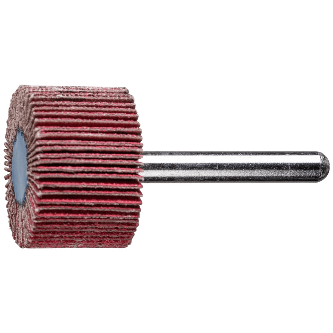 PFERD TOOLS Keramikkorn Fächerschleifer F Ø 30x20mm Schaft-Ø 6 mm CO-COOL120 hoher Abtrag auf Edelstahl