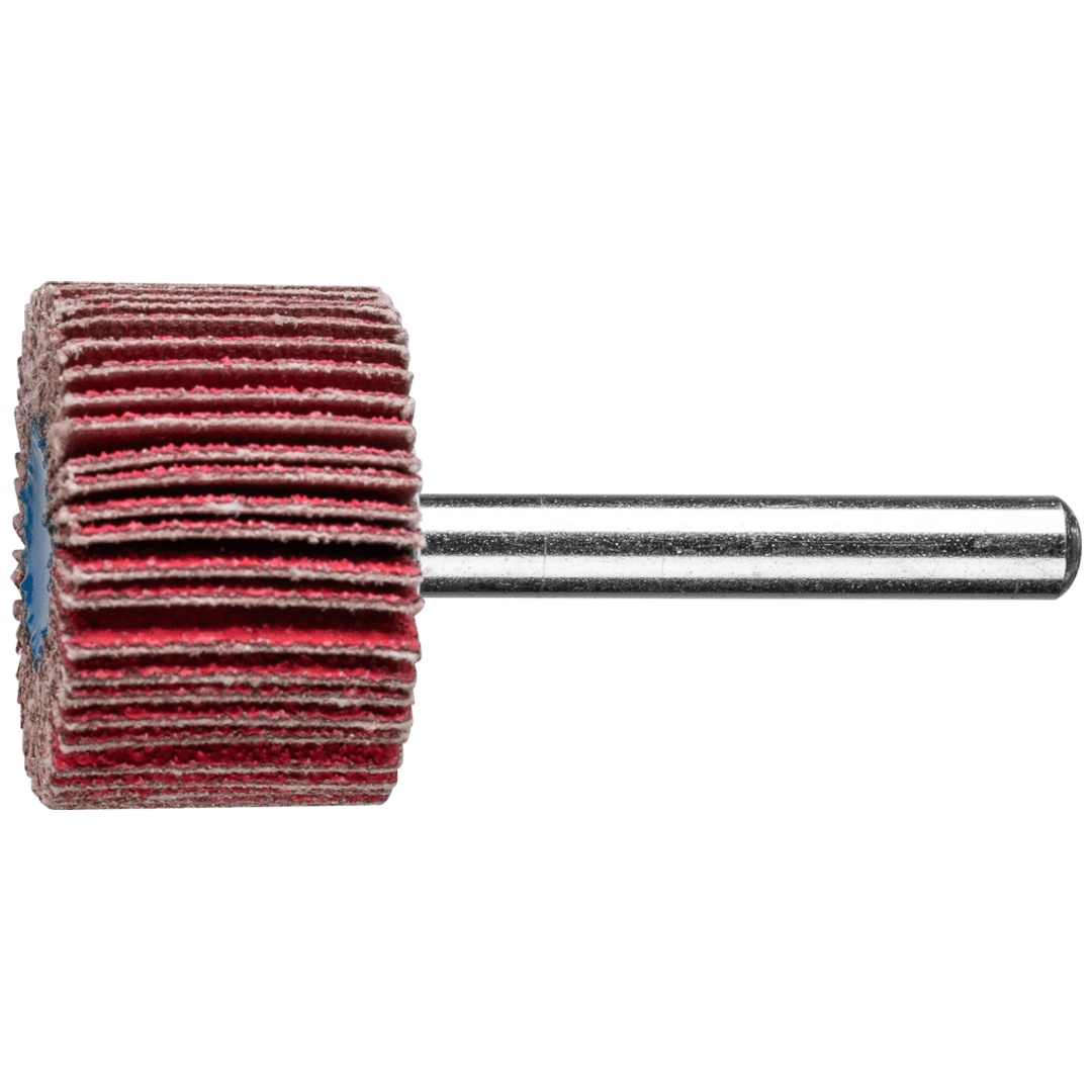 PFERD TOOLS Keramikkorn Fächerschleifer F Ø 30x20mm Schaft-Ø 6 mm CO-COOL80 hoher Abtrag auf Edelstahl