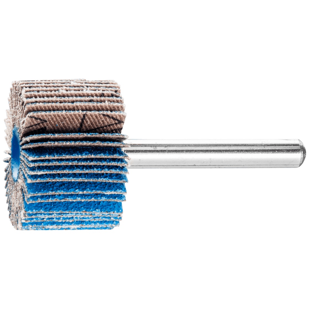 PFERD TOOLS Zirkon Fächerschleifer F Ø 30x20mm Schaft-Ø 6 mm Z-COOL80 für kühlen Schliff auf Edelstahl