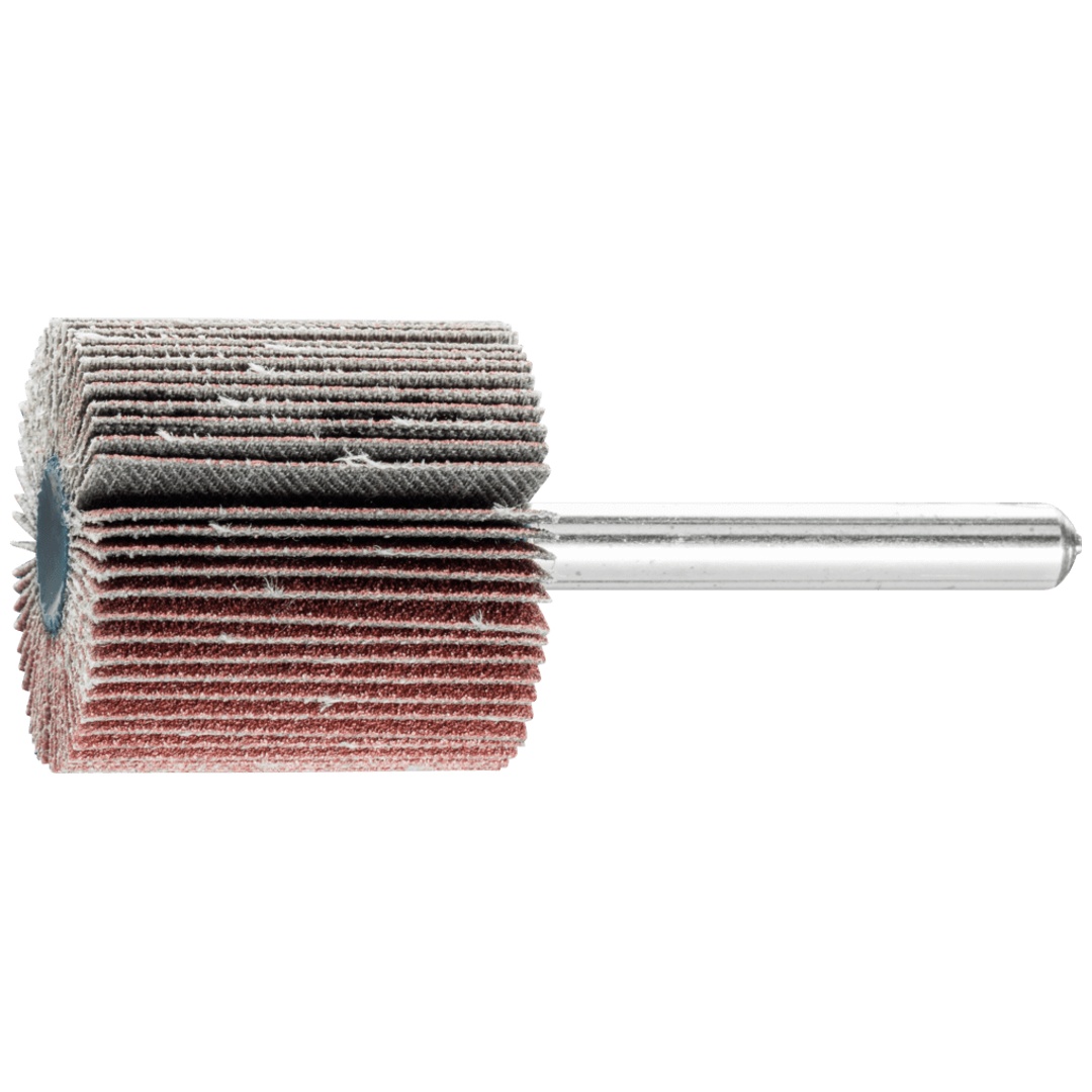 PFERD TOOLS Korund Fächerschleifer F Ø 30x30mm Schaft-Ø 6 mm A120 für Feinschliff und Finish