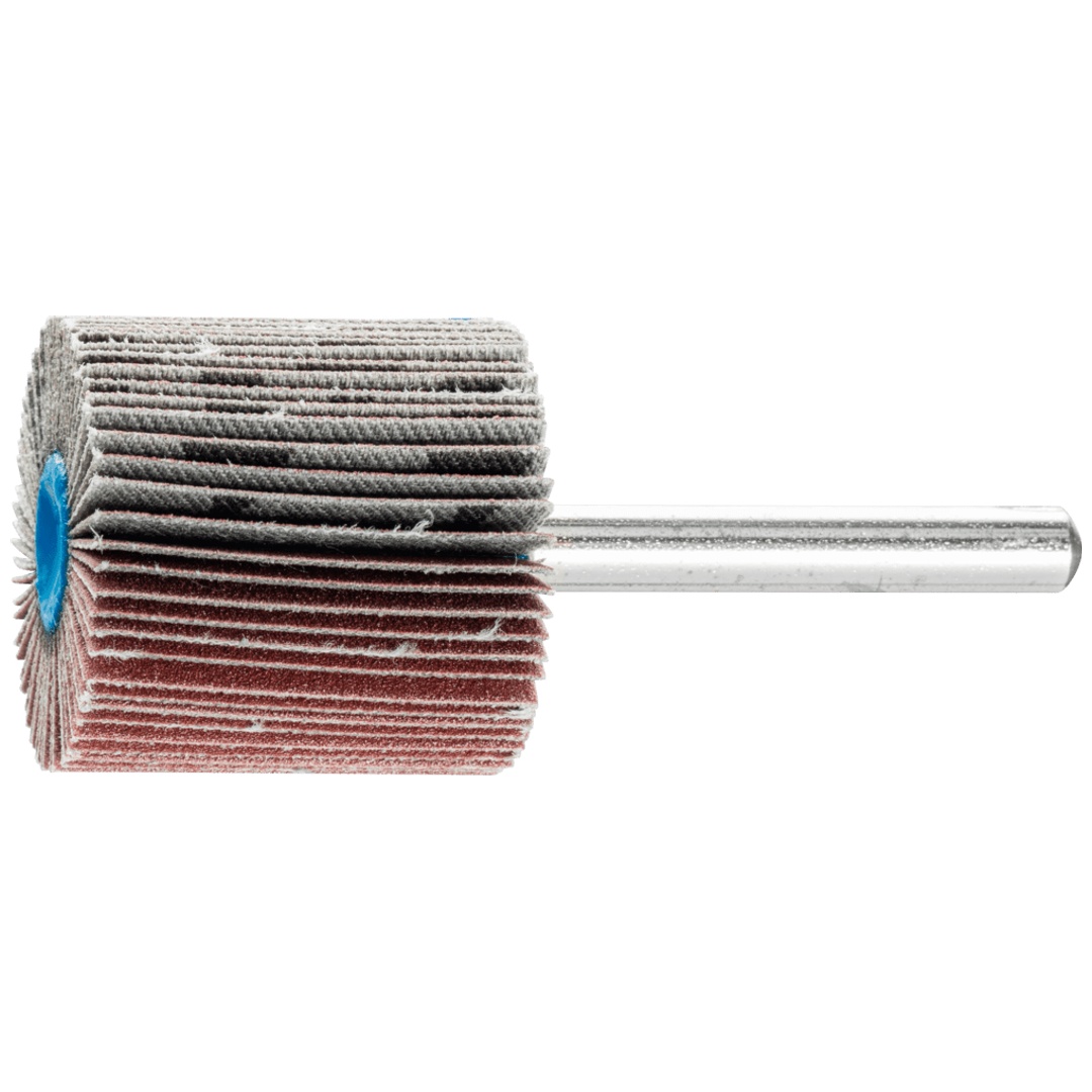 PFERD TOOLS Korund Fächerschleifer F Ø 30x30mm Schaft-Ø 6 mm A240 für Feinschliff und Finish