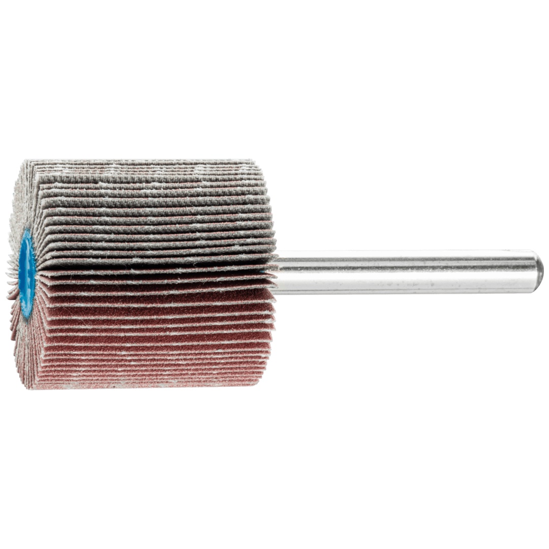 PFERD TOOLS Korund Fächerschleifer F Ø 30x30mm Schaft-Ø 6 mm A320 für Feinschliff und Finish