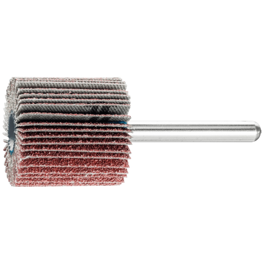 PFERD TOOLS Korund Fächerschleifer F Ø 30x30mm Schaft-Ø 6 mm A60 für Feinschliff und Finish