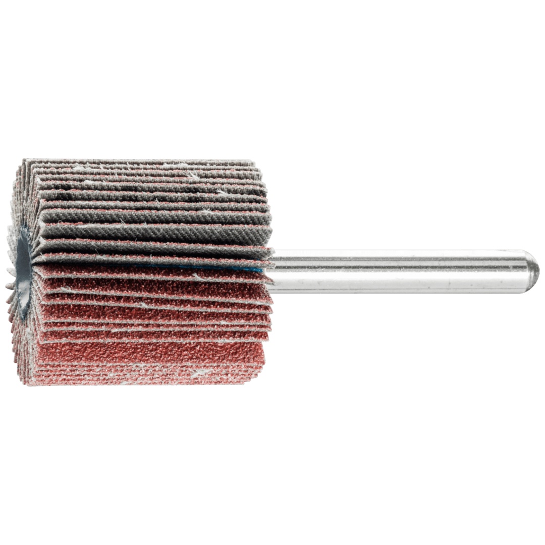 PFERD TOOLS Korund Fächerschleifer F Ø 30x30mm Schaft-Ø 6 mm A80 für Feinschliff und Finish