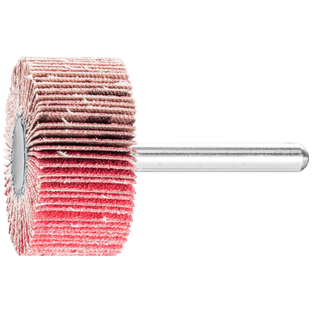PFERD TOOLS Keramikkorn Fächerschleifer F Ø 40x20mm Schaft-Ø 6 mm CO-COOL120 hoher Abtrag auf Edelstahl