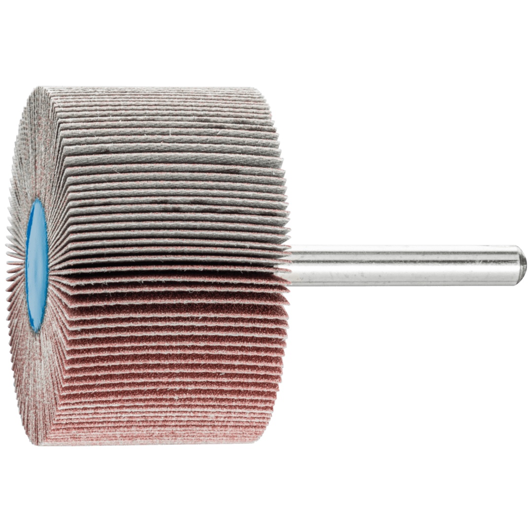 PFERD TOOLS Korund Fächerschleifer F Ø 50x30mm Schaft-Ø 6 mm A180 für Feinschliff und Finish