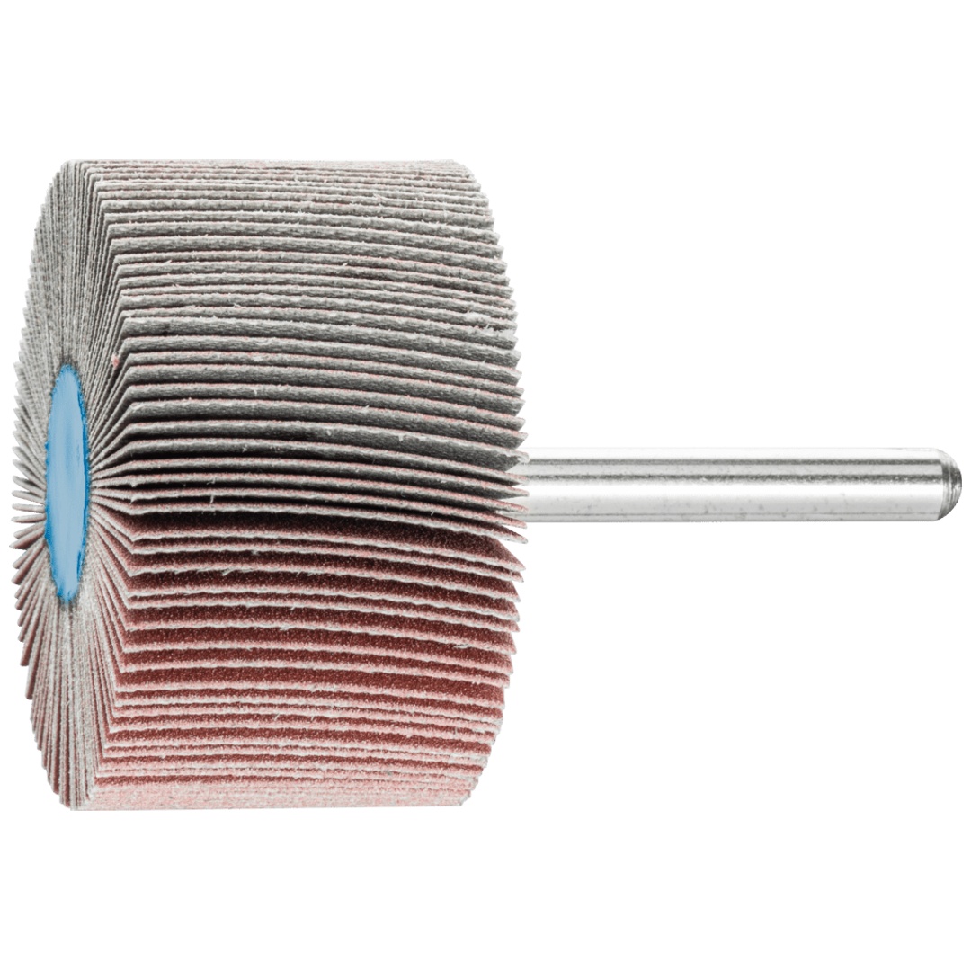 PFERD TOOLS Korund Fächerschleifer F Ø 50x30mm Schaft-Ø 6 mm A240 für Feinschliff und Finish