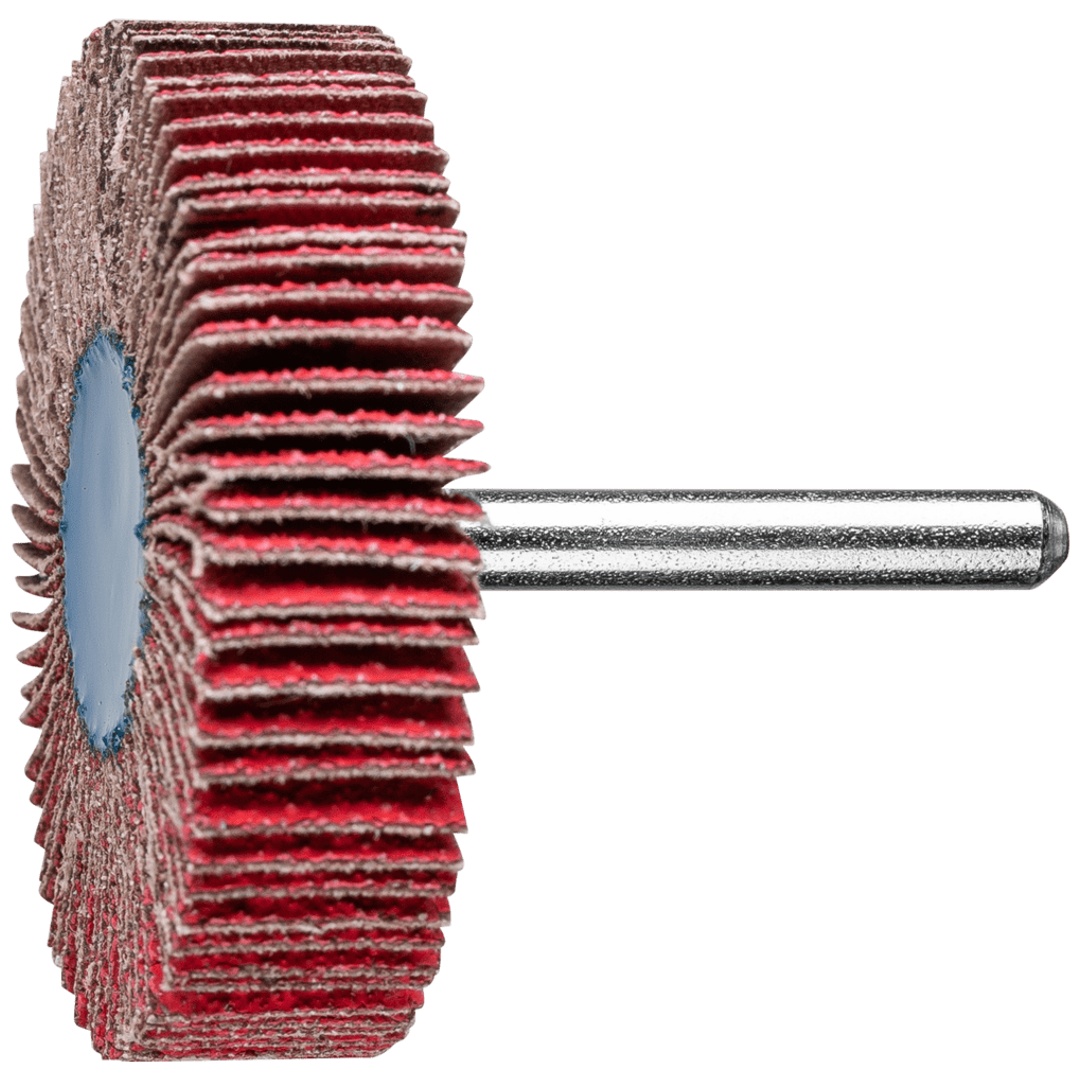PFERD TOOLS Keramikkorn Fächerschleifer F Ø 60x15 mm Schaft-Ø 6 mm CO-COOL60 hoher Abtrag auf Edelstahl