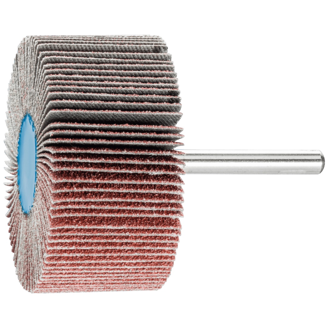 PFERD TOOLS Korund Fächerschleifer F Ø 60x30mm Schaft-Ø 6 mm A60 für Feinschliff und Finish (1)