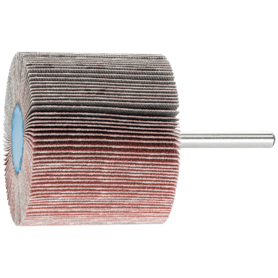PFERD TOOLS Korund Fächerschleifer F Ø 60x50mm Schaft-Ø 6 mm A120 für Feinschliff und Finish