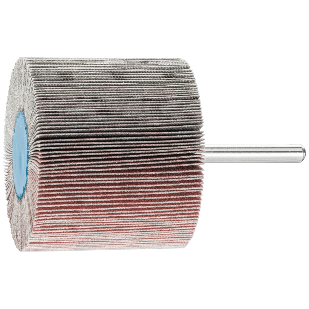 PFERD TOOLS Korund Fächerschleifer F Ø 60x50mm Schaft-Ø 6 mm A240 für Feinschliff und Finish