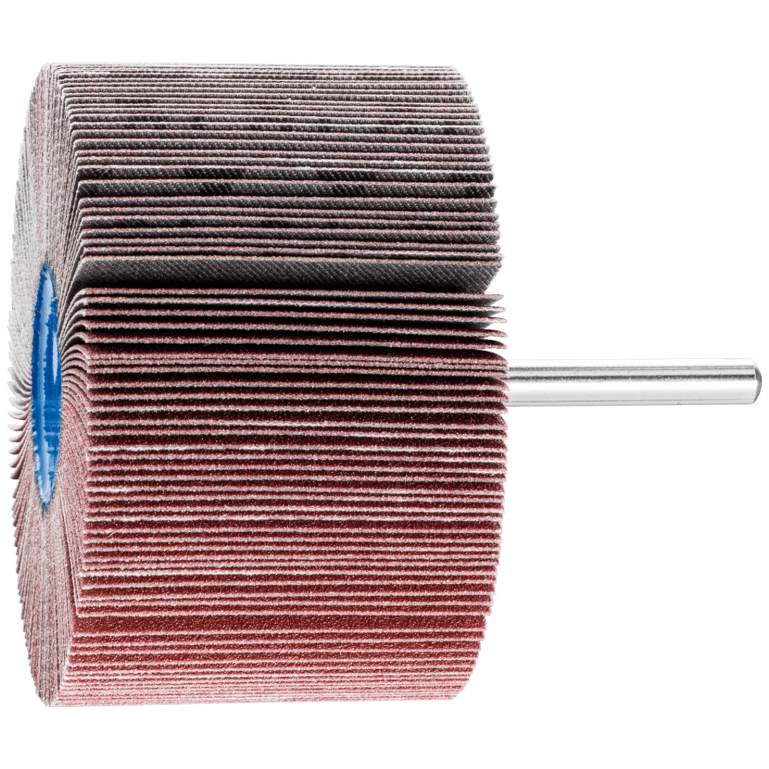 PFERD TOOLS Korund Fächerschleifer F Ø 80x50mm Schaft-Ø 6 mm A150 für Feinschliff und Finish