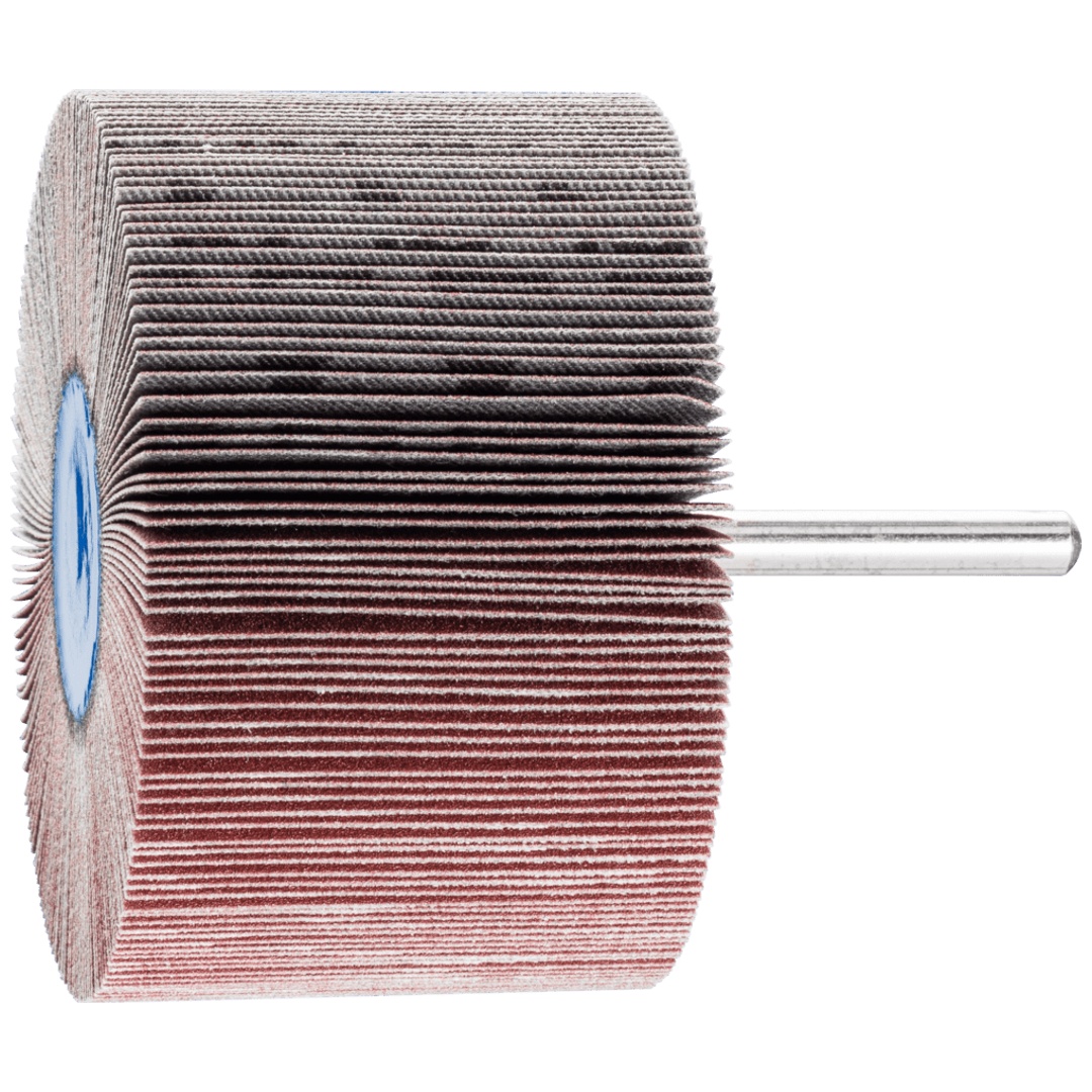 PFERD TOOLS Korund Fächerschleifer F Ø 80x50mm Schaft-Ø 6 mm A240 für Feinschliff und Finish