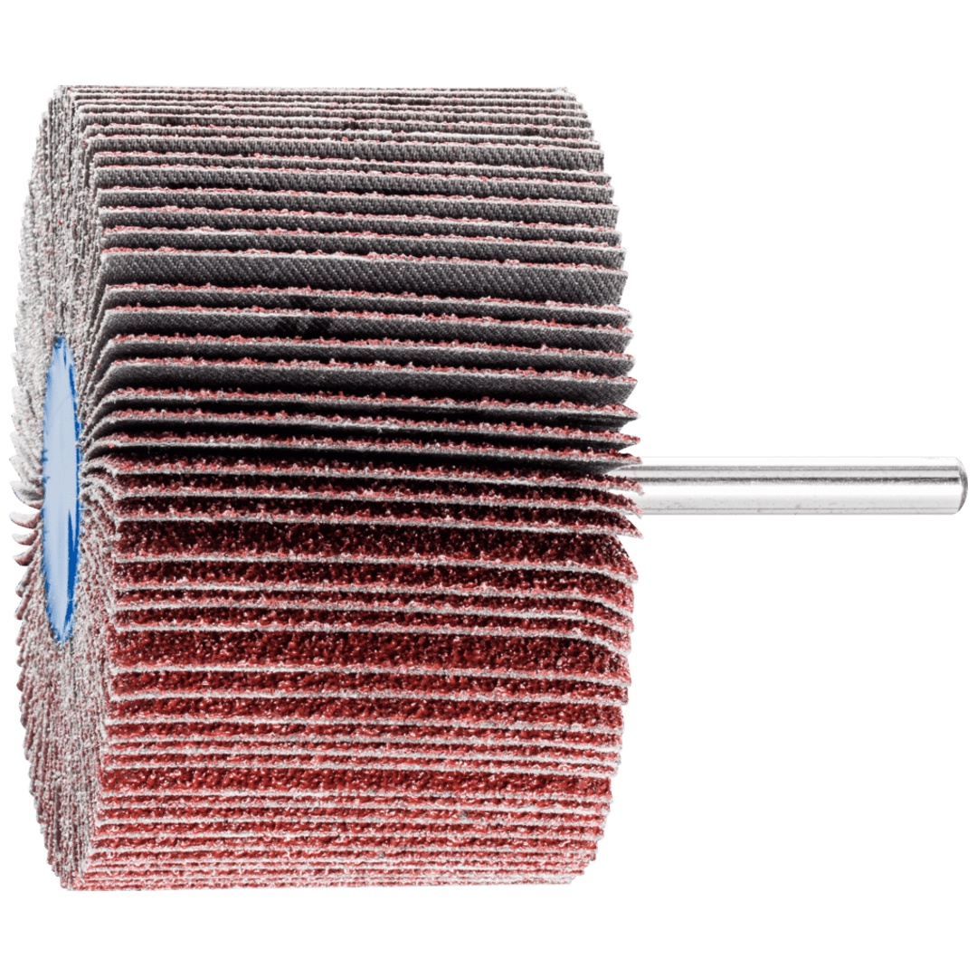PFERD TOOLS Korund Fächerschleifer F Ø 80x50mm Schaft-Ø 6 mm A40 für Feinschliff und Finish