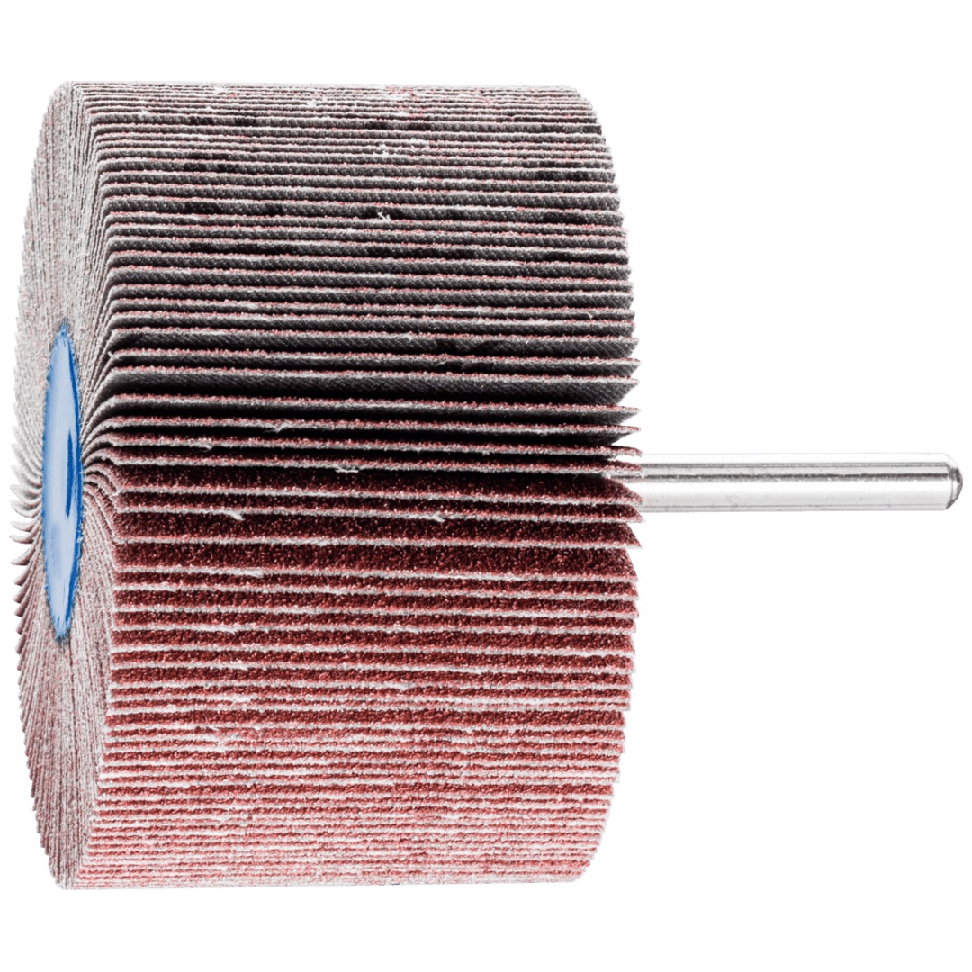 PFERD TOOLS Korund Fächerschleifer F Ø 80x50mm Schaft-Ø 6 mm A80 für Feinschliff und Finish