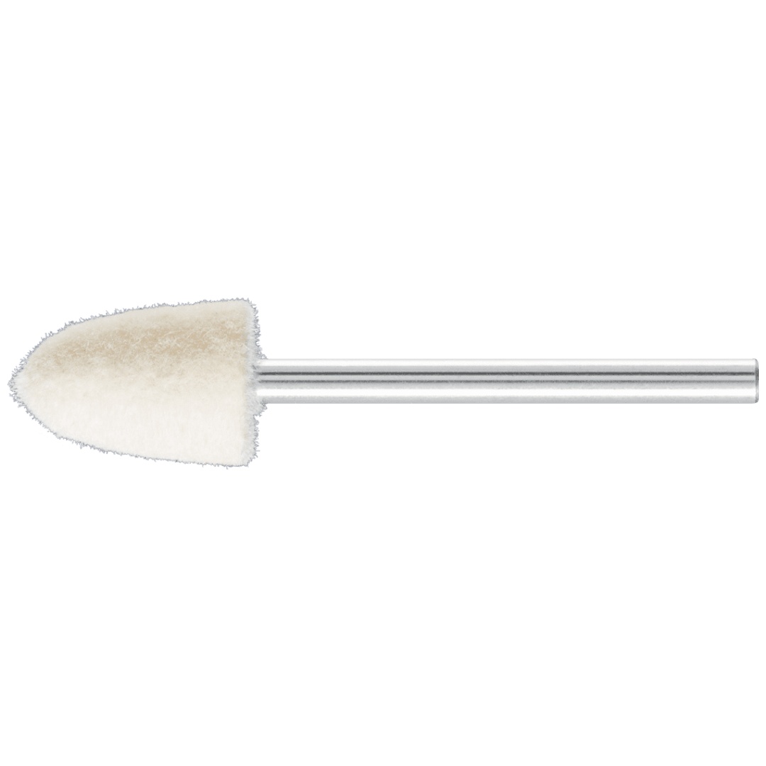 PFERD TOOLS mittelharte Filzpolierstifte Kegelform Ø 10x15 mm Schaft-Ø 3 mm
