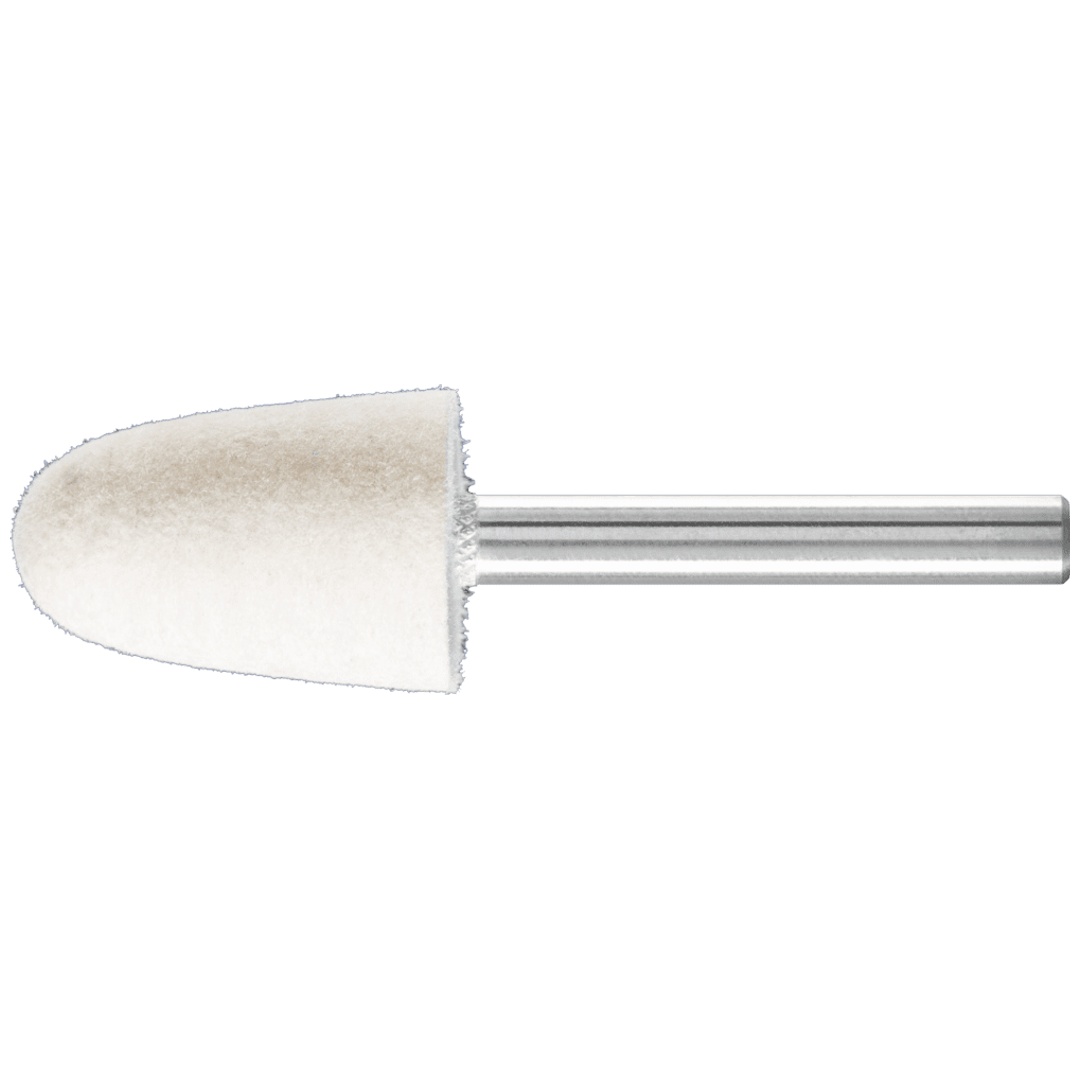 PFERD TOOLS harte Filzpolierstifte Kegelform Ø 20x30mm Schaft-Ø 6 mm
