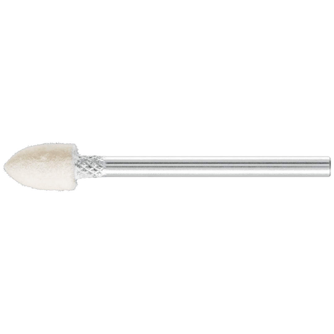 PFERD TOOLS harte Filzpolierstifte Spitzkegelform Ø 6x10mm Schaft-Ø 3 mm