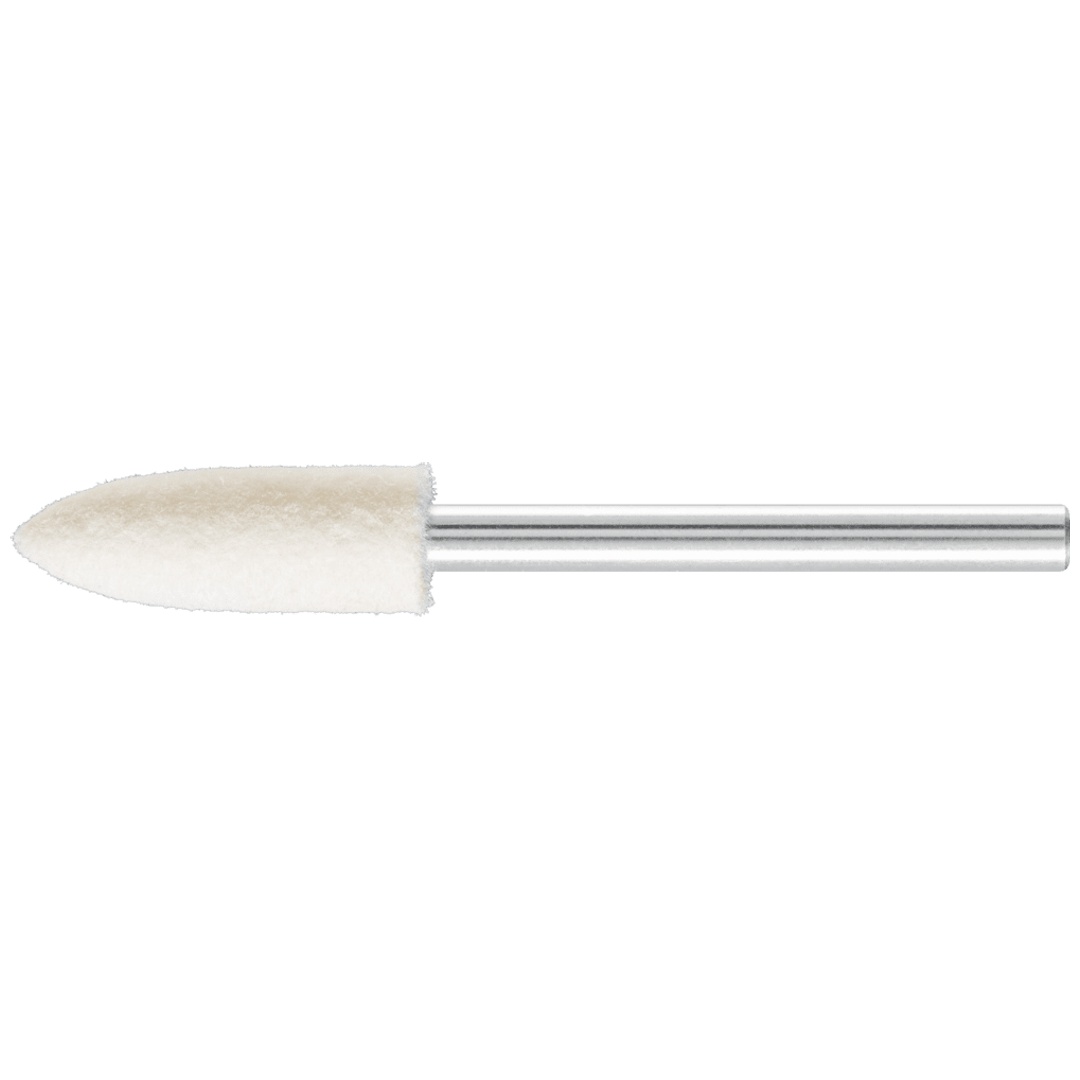 PFERD TOOLS harte Filzpolierstifte Spitzkegelform Ø 6x18 mm Schaft-Ø 3 mm