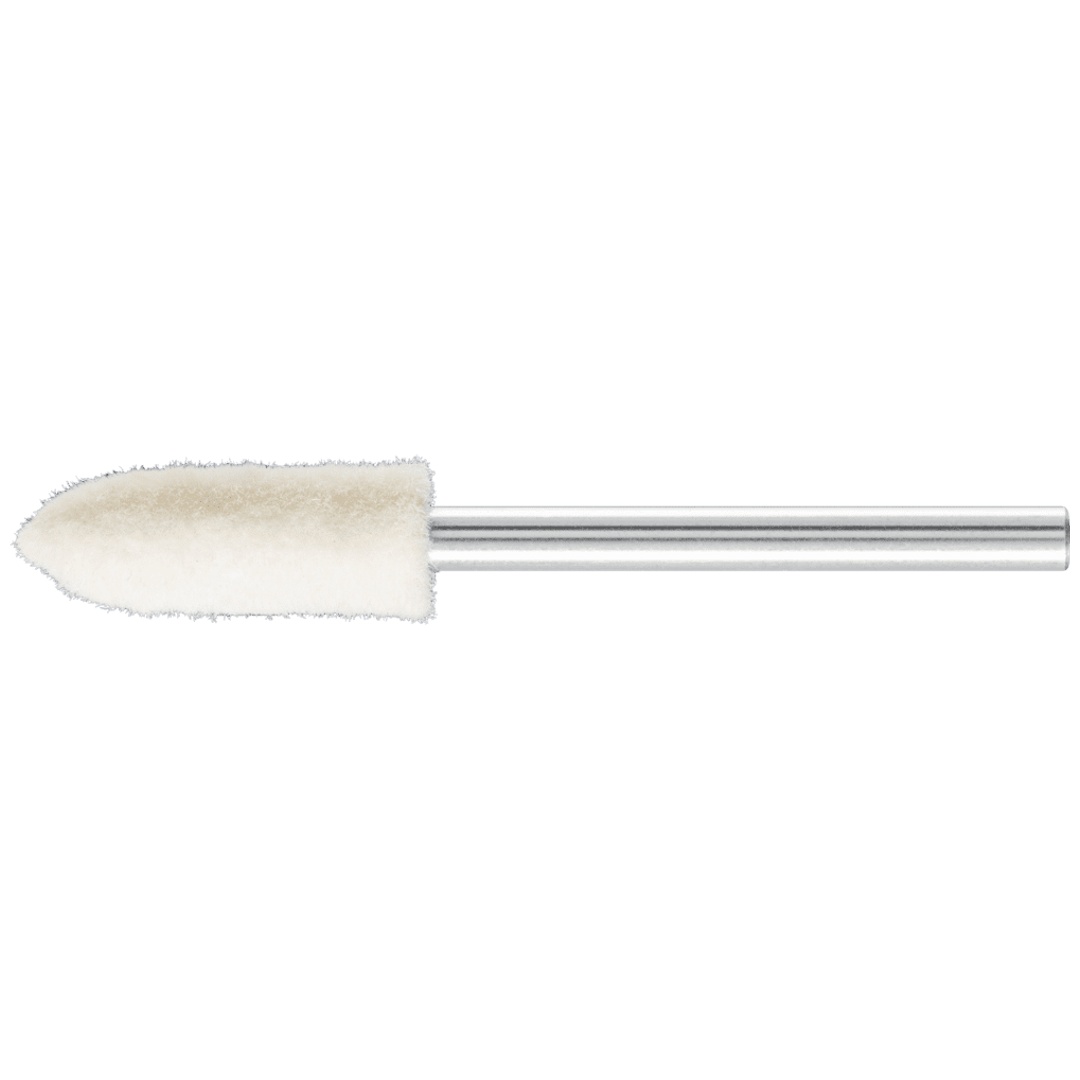 PFERD TOOLS mittelharte Filzpolierstifte Spitzkegelform Ø 6x18 mm Schaft-Ø 3 mm