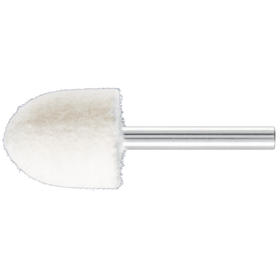 PFERD TOOLS mittelharte Filzpolierstifte Spitzkegelform Ø 25x30mm Schaft-Ø 6 mm
