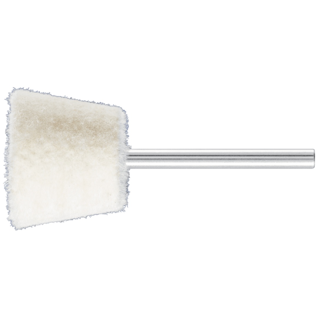 PFERD TOOLS mittelharte Filzpolierstifte Winkelform Ø 20x16 mm Schaft-Ø 3 mm