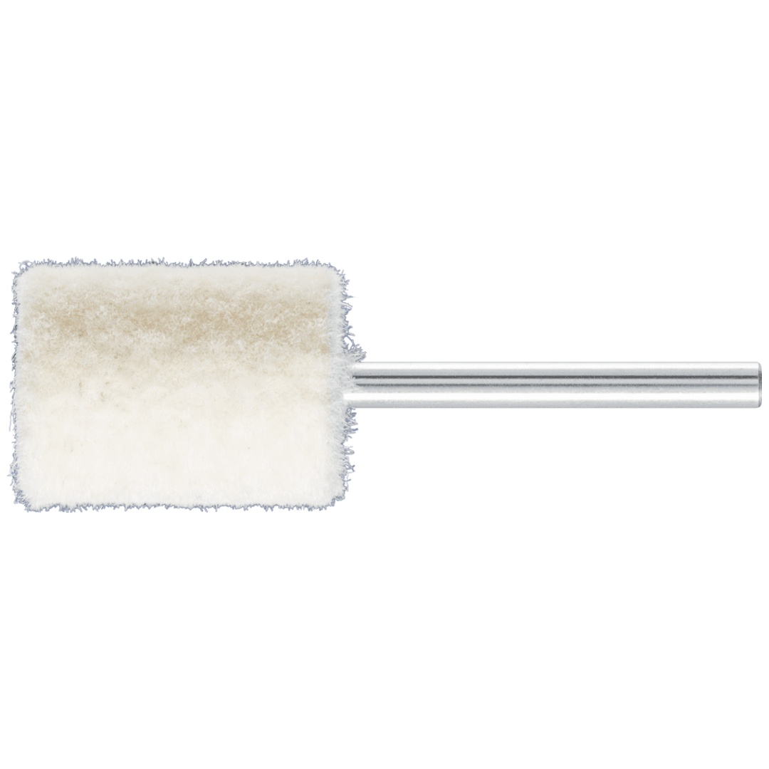 PFERD TOOLS mittelharte Filzpolierstifte Zylinderform mit Stirnbohrung Ø 15x20mm Schaft-Ø 3 mm