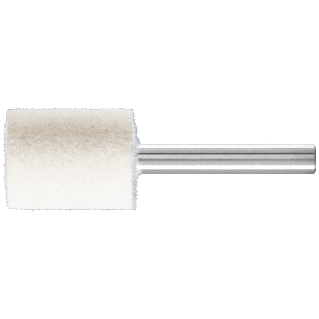 PFERD TOOLS harte Filzpolierstifte Zylinderform mit Stirnbohrung Ø 20x25 mm Schaft-Ø 6 mm