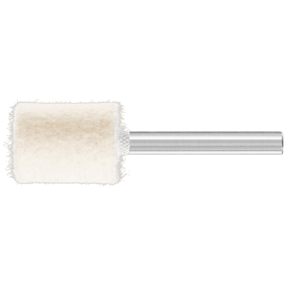 PFERD TOOLS mittelharte Filzpolierstifte Zylinderform mit Stirnbohrung Ø 20x25 mm Schaft-Ø 6 mm