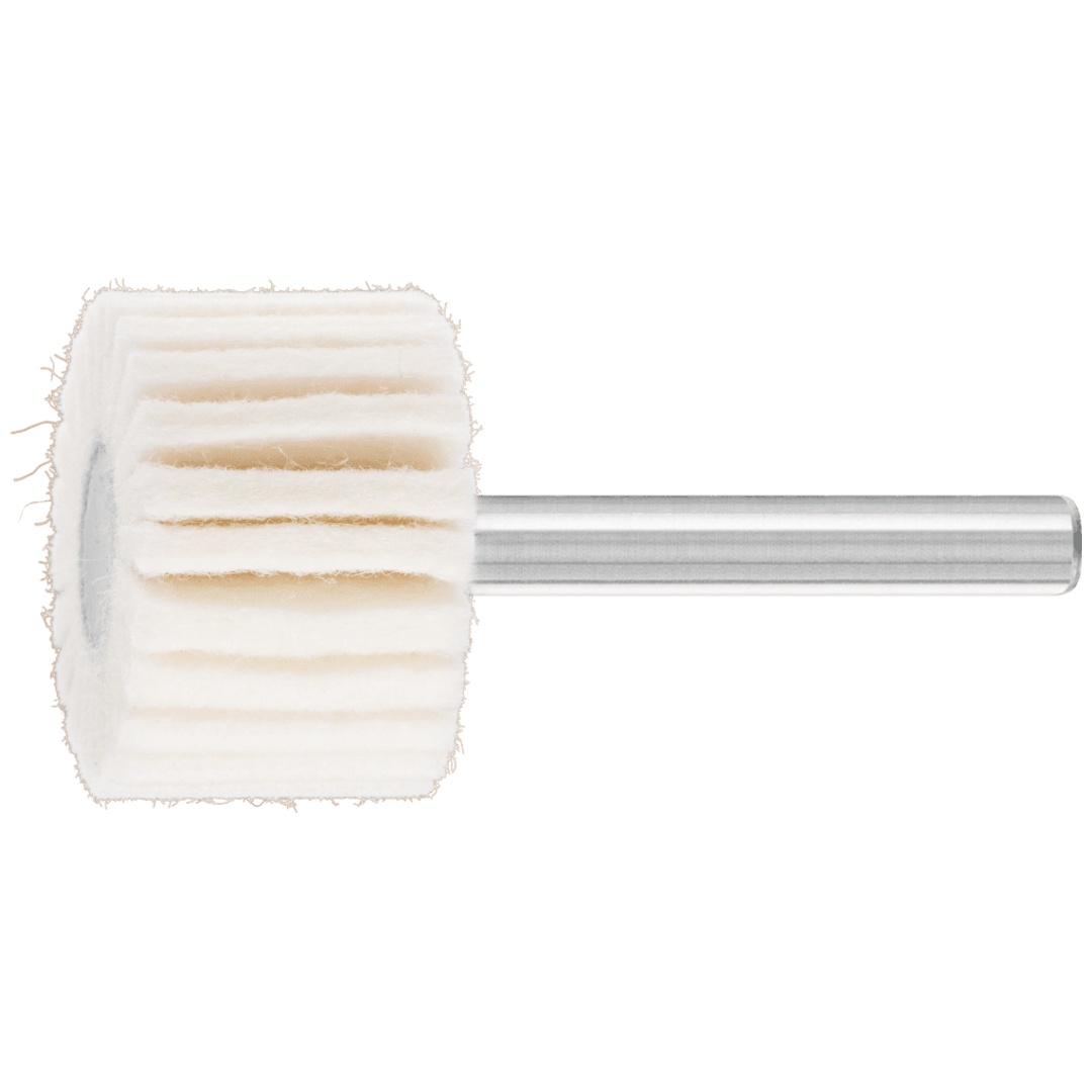 PFERD TOOLS weiche Filzlamellenstifte FLS Ø 30x20mm Schaft-Ø 6 mm für universelle Polierarbeiten