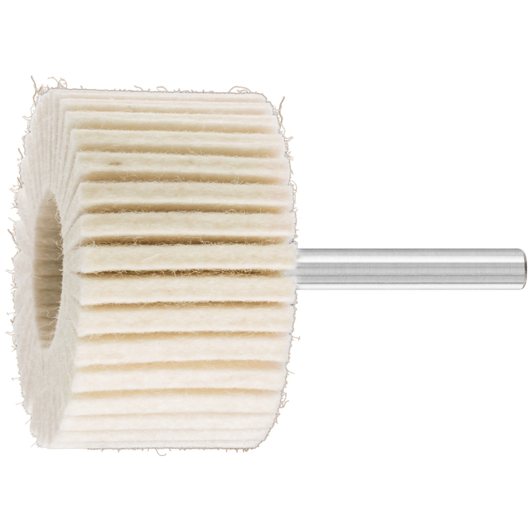PFERD TOOLS harte Filzlamellenstifte FLS Ø 50x30mm Schaft-Ø 6 mm für universelle Polierarbeiten