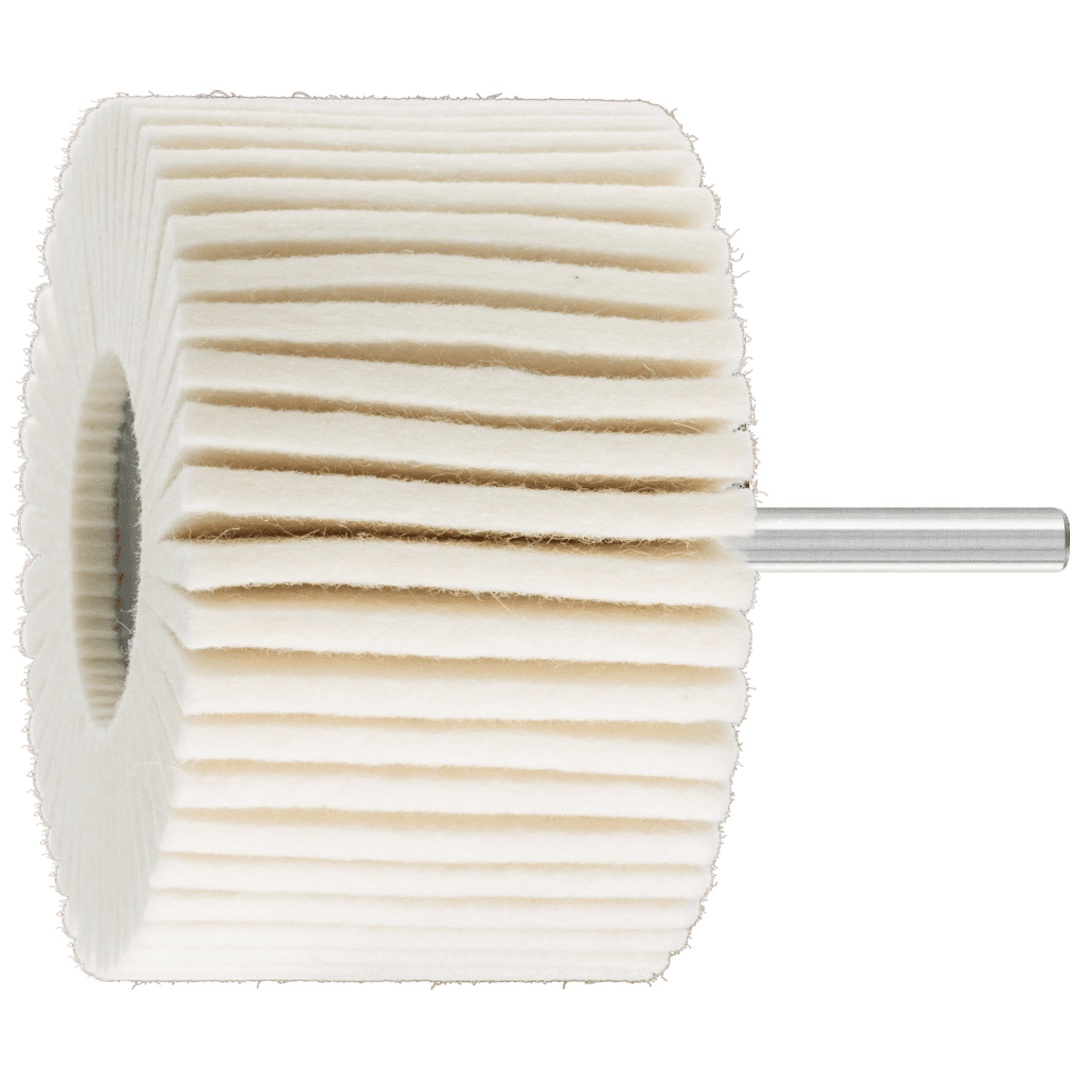 PFERD TOOLS weiche Filzlamellenstifte FLS Ø 80x50mm Schaft-Ø 6 mm für universelle Polierarbeiten