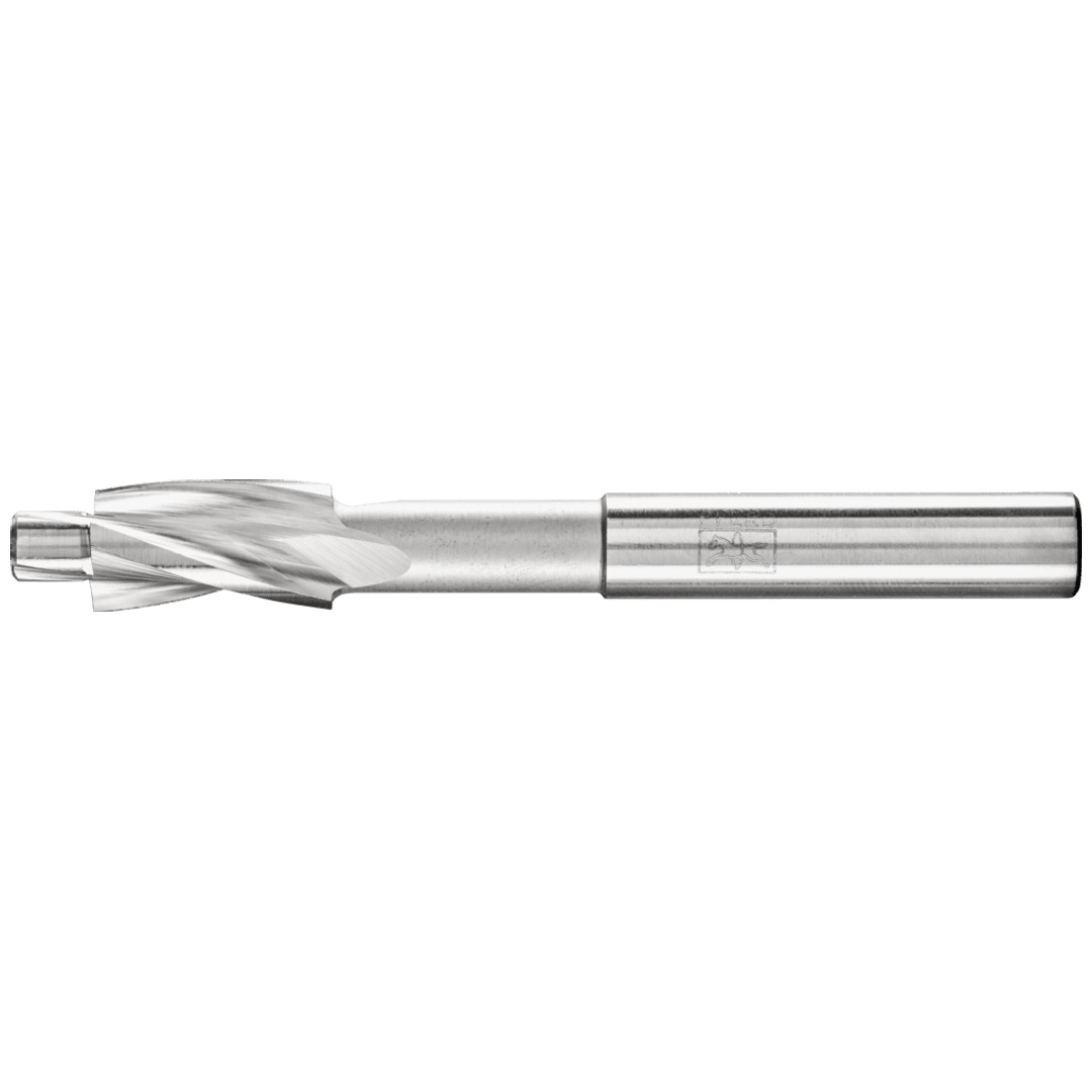 PFERD TOOLS HSS Flachsenker mit Führungszapfen DIN 373 Ø 10,0mm Schaft-Ø 8 mm fein für Durchgangsloch