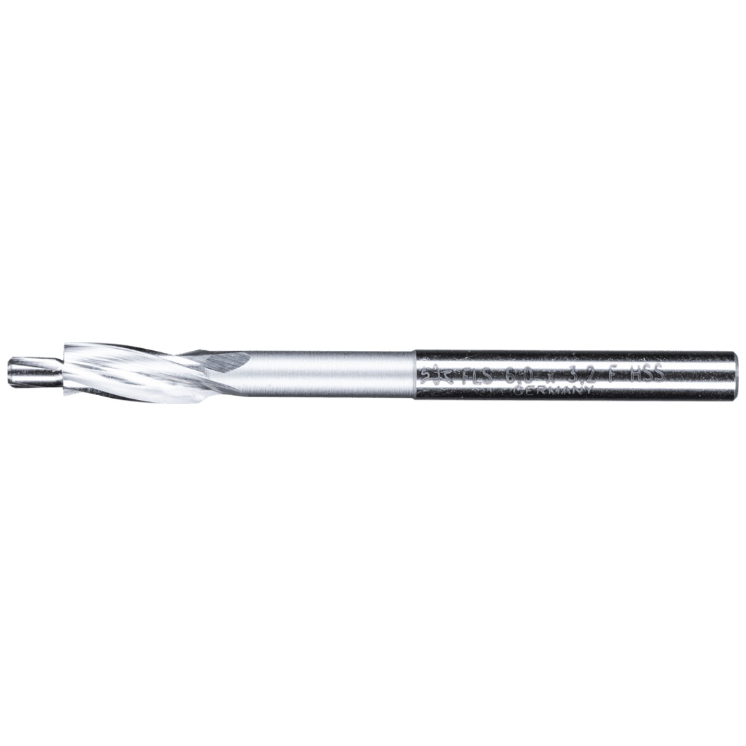 PFERD TOOLS HSS Flachsenker mit Führungszapfen DIN 373 Ø 6,0mm Schaft-Ø 5 mm fein für Durchgangsloch