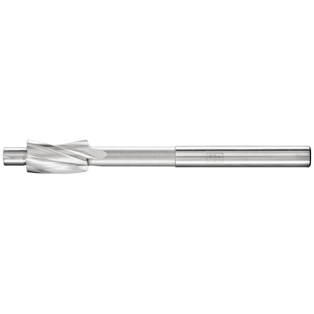 PFERD TOOLS HSS Flachsenker mit Führungszapfen DIN 373 Ø 8,0mm Schaft-Ø 5 mm fein für Durchgangsloch