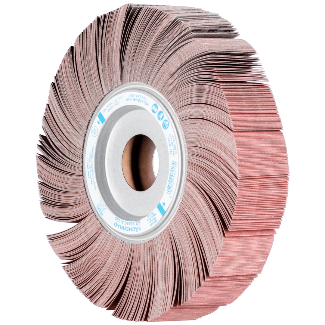 PFERD TOOLS Lamellenschleifrad FR Ø 250x50mm Bohrung Ø 44,0mm A320 für universelle Anwendung