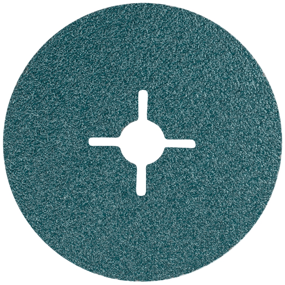 PFERD TOOLS Zirkon Fiberscheibe Ø 100mm Z50 für hohen Abtrag auf Stahl