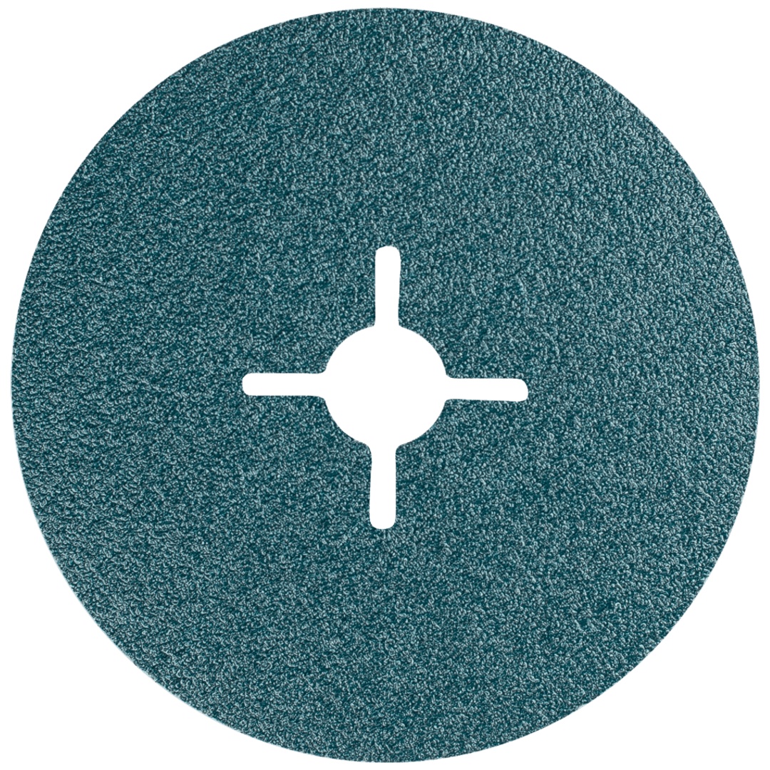 PFERD TOOLS Zirkon Fiberscheibe Ø 100mm Z60 für hohen Abtrag auf Stahl
