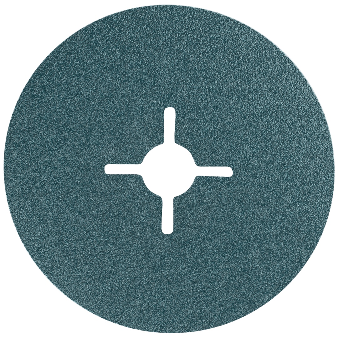 PFERD TOOLS Zirkon Fiberscheibe Ø 100mm Z80 für hohen Abtrag auf Stahl