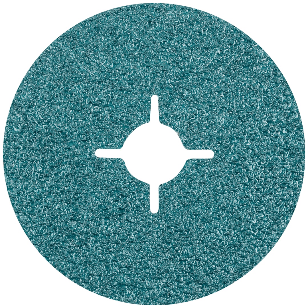 PFERD TOOLS Zirkon Fiberscheibe Ø 115 mm Z24 für hohen Abtrag auf Stahl