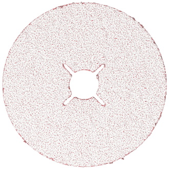 PFERD Keramikkorn Fiberscheibe Ø 125 mm CO-ALU36 für weiche NE Metalle