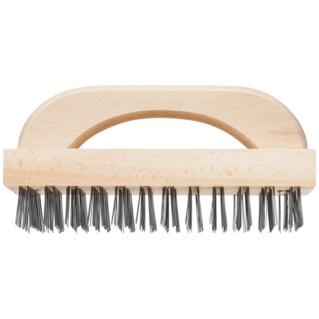 PFERD TOOLS Blockbürste mit Griff HBB 8-reihig Stahl-Draht-Ø 0,45 mm