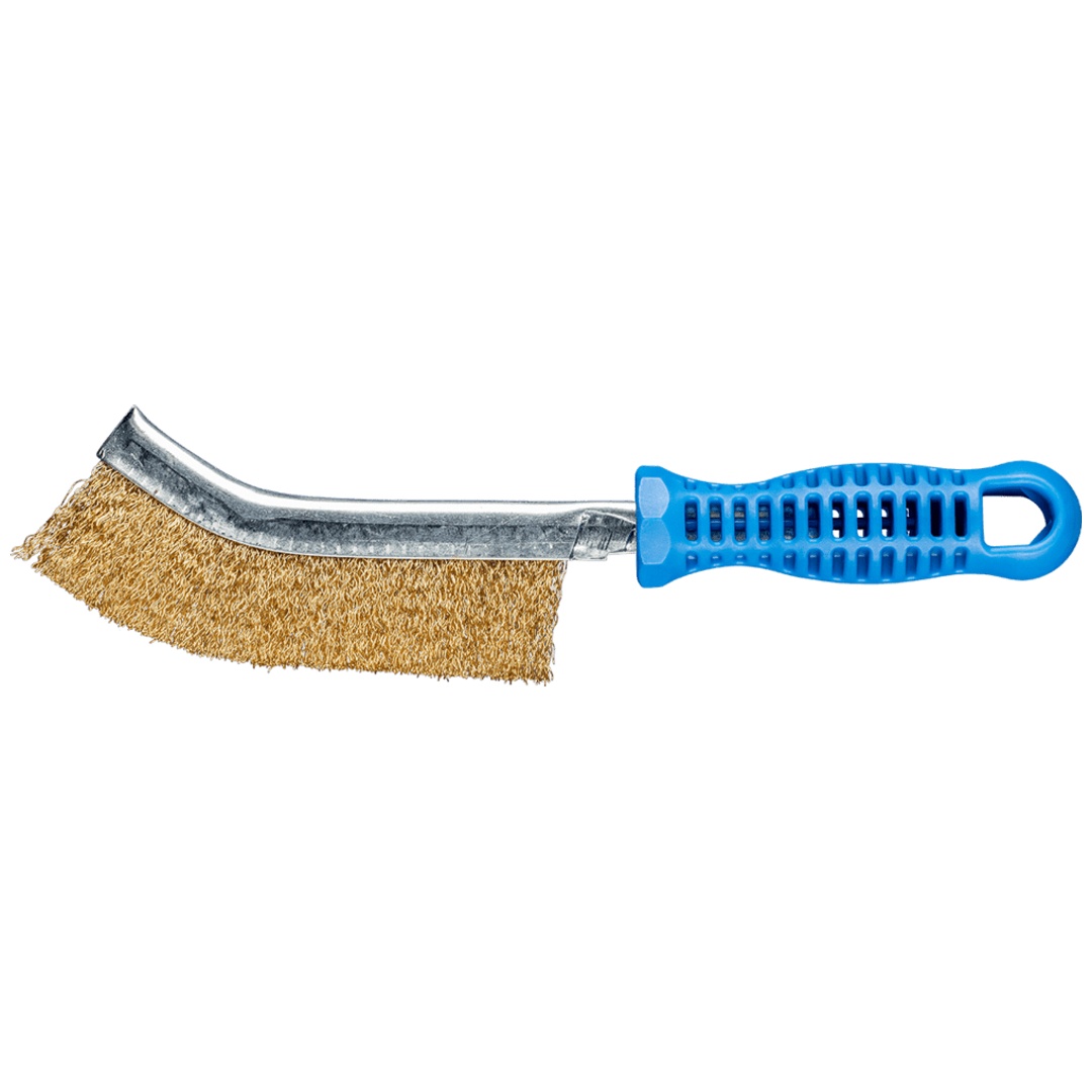 PFERD TOOLS Handbürste gebogen HBG 1reihig Messing-Draht-Ø0,30 (10)