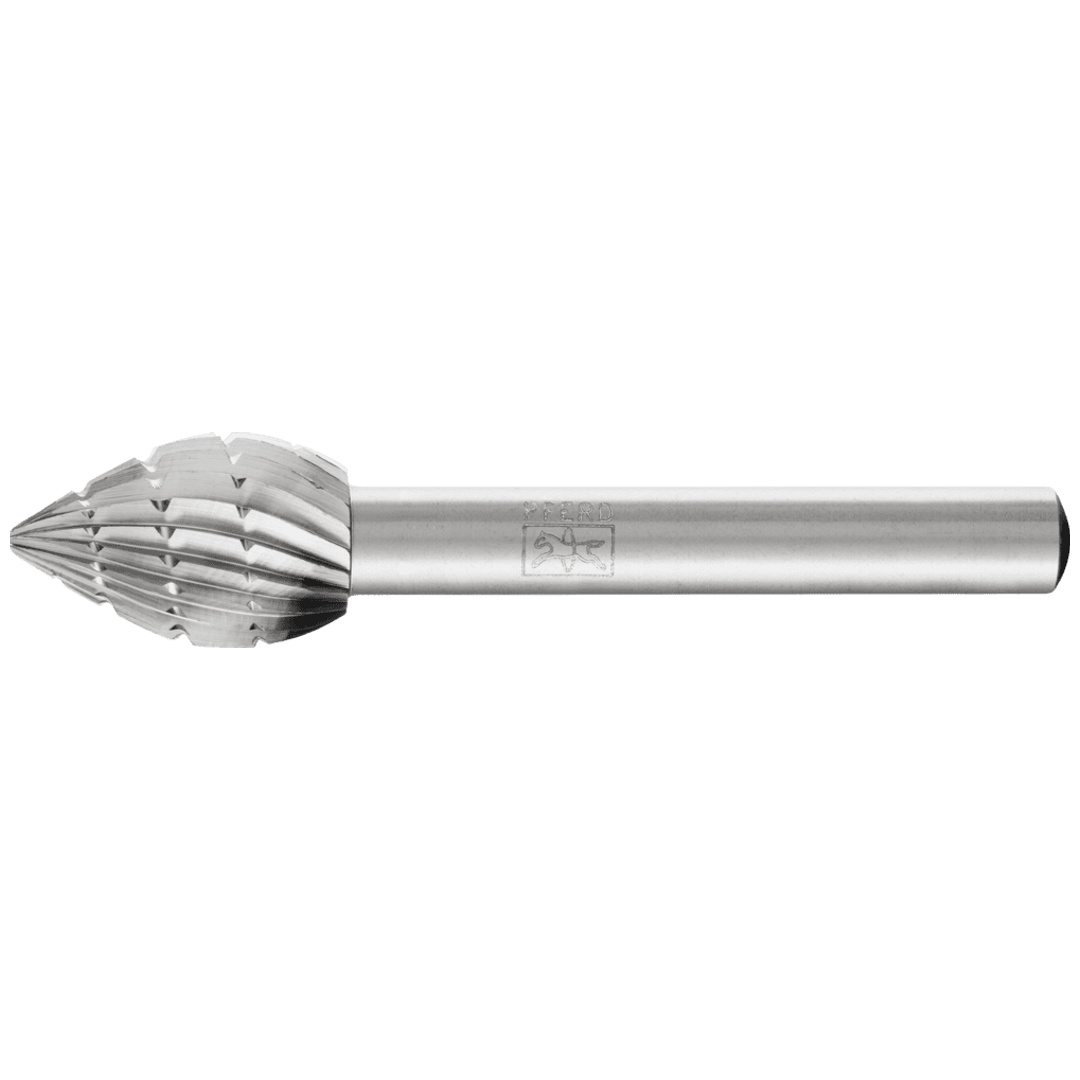 PFERD TOOLS HSS Frässtift Sonderform Ø 12x18 mm Schaft-Ø 6 mm Z 3 universal mittel fein Spanbrecher