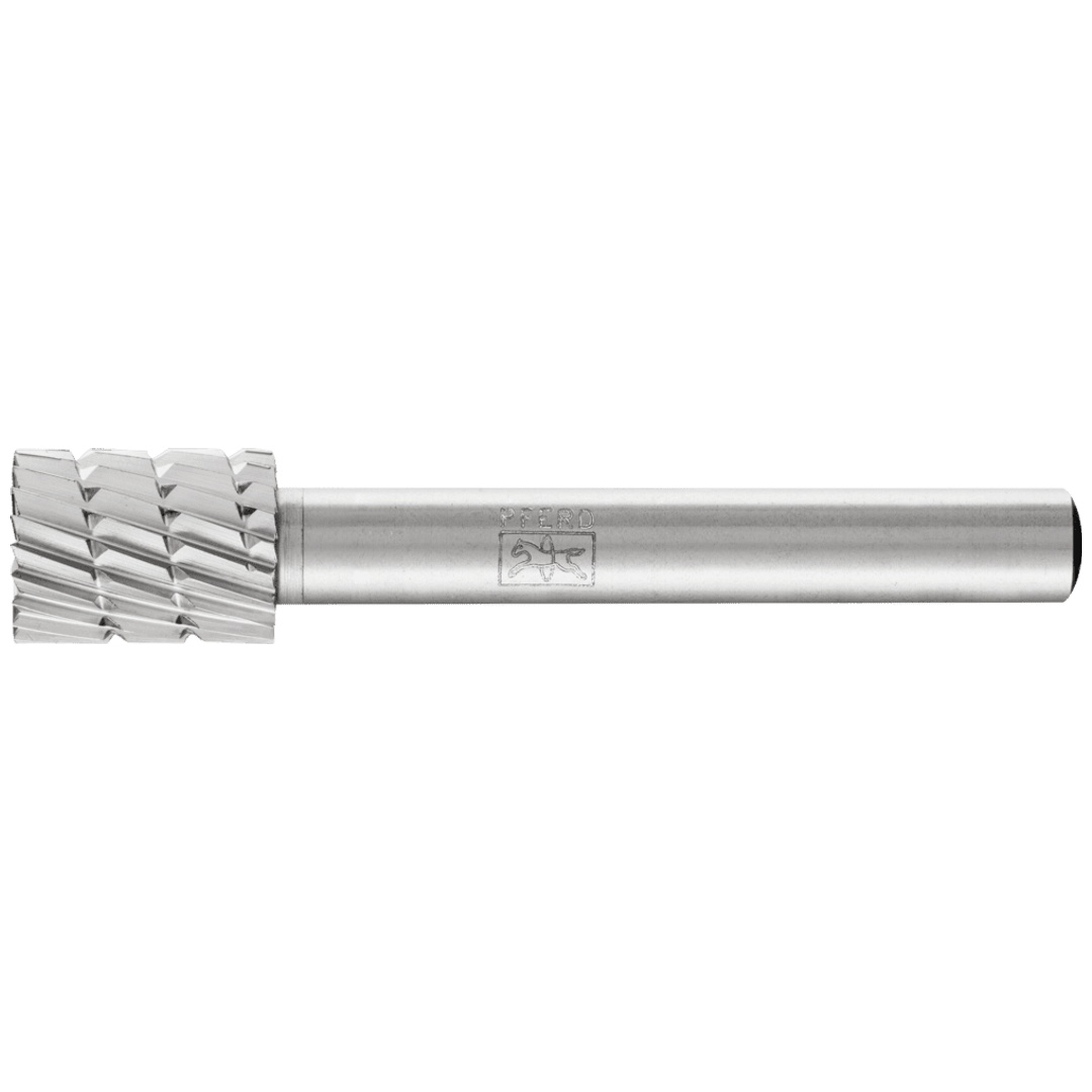 PFERD TOOLS HSS Frässtift Zylinderform stirn A-ST Ø 10x13mm Schaft-Ø 6mm Z 3 universal mittel fein Spanbrecher