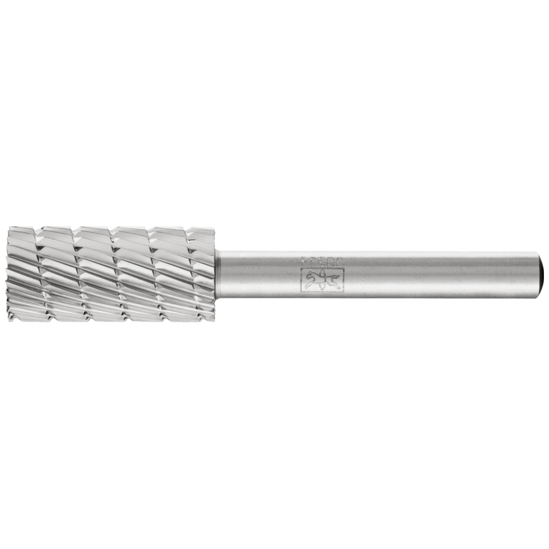 PFERD TOOLS HSS Frässtift Zylinderform stirn A-ST Ø 12x25mm Schaft-Ø 6mm Z 3 universal mittel fein Spanbrecher