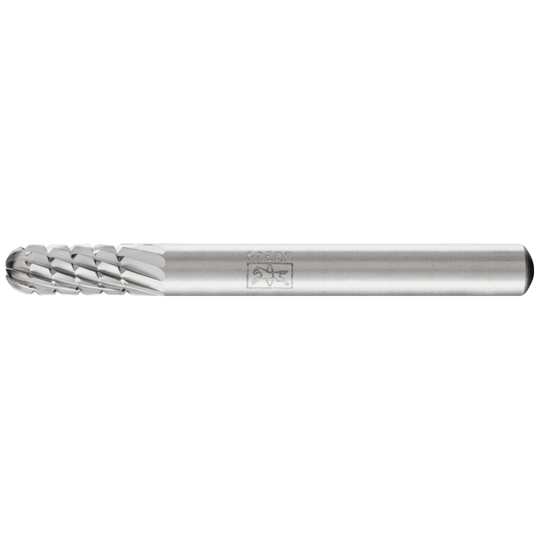 PFERD TOOLS HSS Frässtift Walzenrundform C Ø 06x16 mm Schaft-Ø 6 mm Z 3 universal mittel fein Spanbrecher