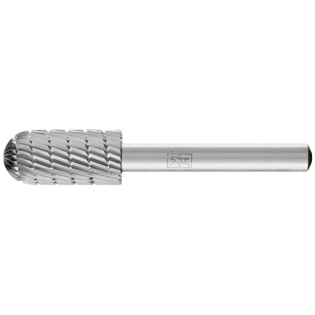 PFERD TOOLS HSS Frässtift Walzenrundform C Ø 12x25 mm Schaft-Ø 6 mm Z 3 universal mittel fein Spanbrecher